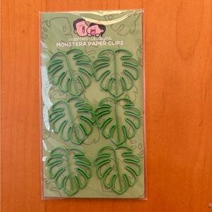 Hubman & Chubgirl Monstera Paper Clips